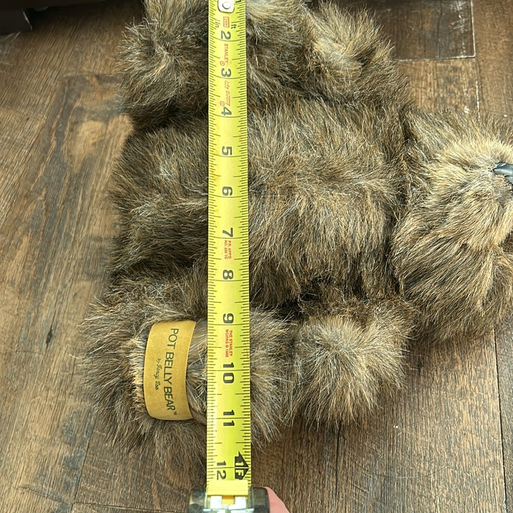 A & A Company Fancy Zoo Pot Belly‎ Bear Plush from 1994 12 inch - Picture 8 of 8